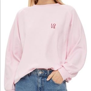 Topshop by tee and cake logo sweatshirt